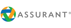 Colorful circular logo with text on side