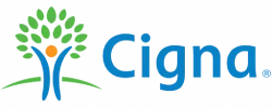Cigna logo with tree graphic